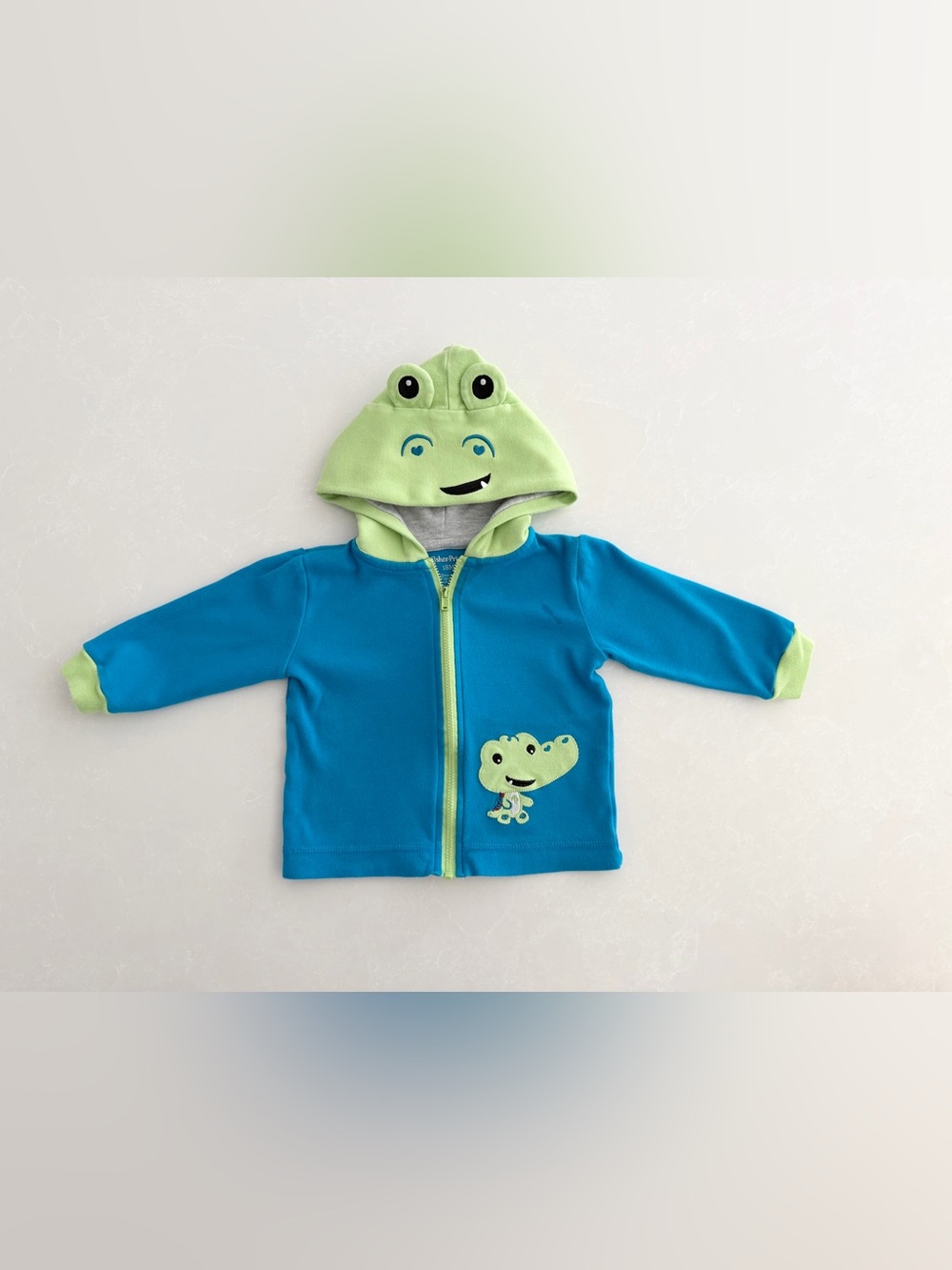 Fisher-Price Alligator Zip-Up Hoodie • Size 18M